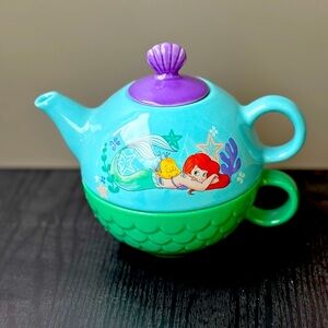 Ceramic Little Mermaid Tea Cup Set